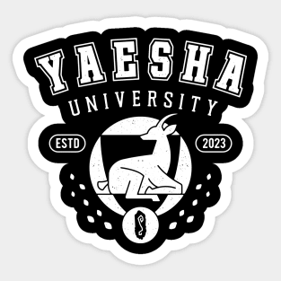 Yaesha University Emblem Sticker